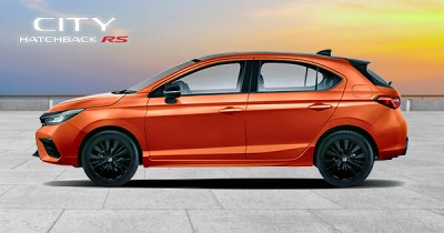 Warna Phoenix Orange Pearl Two Tone Honda City Hatchback RS